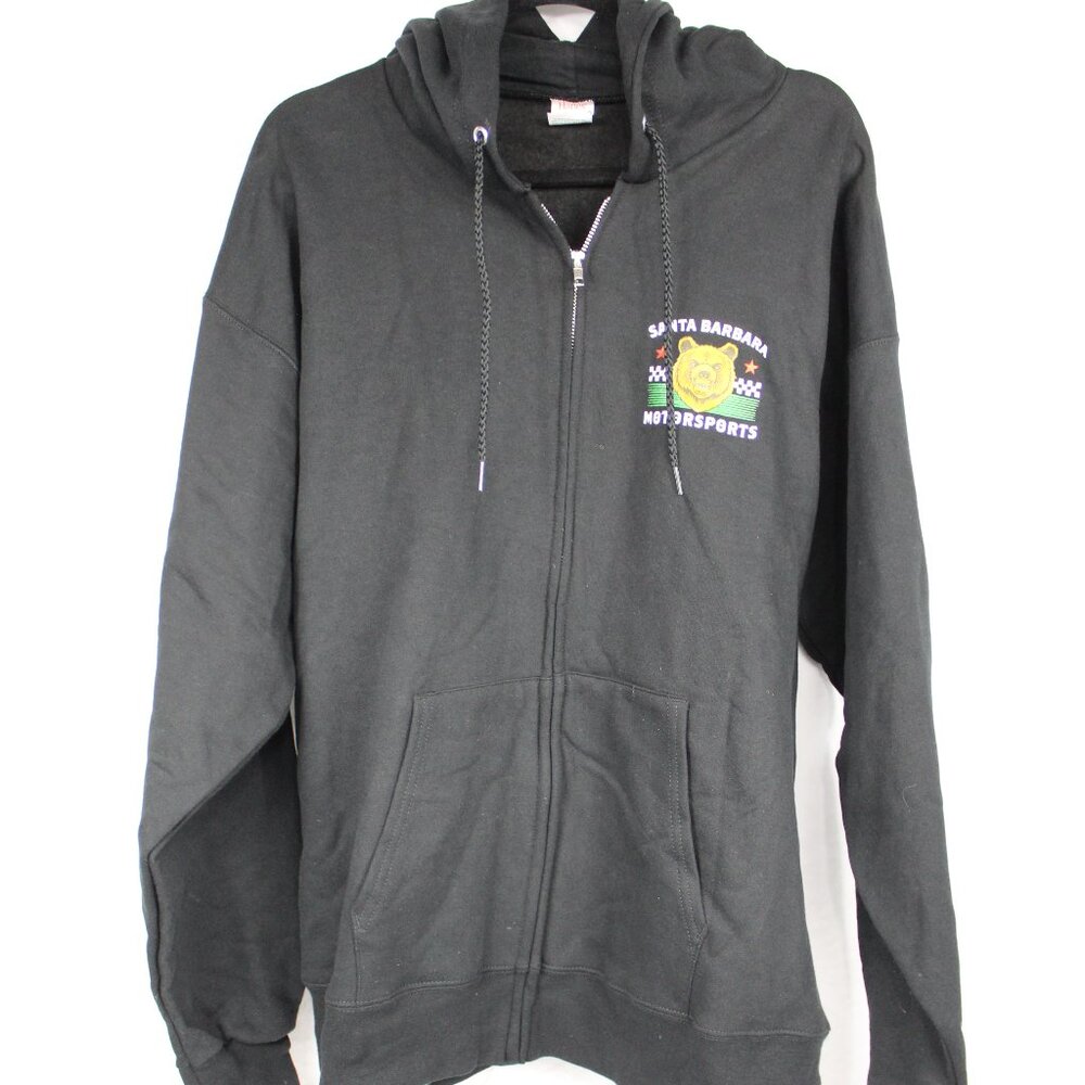 S.B Motorsports Hanes Men's L/Sleeve Ultimate Cotton Zip Hooded Sweatshirt Large